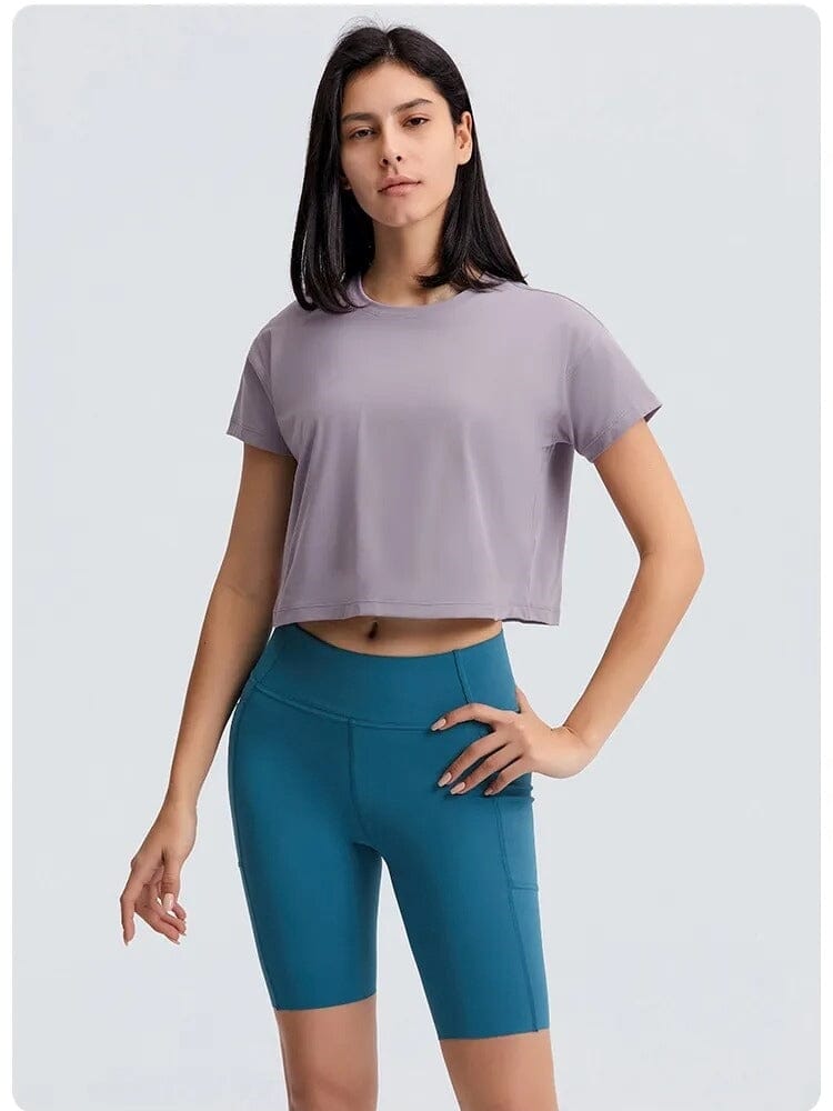 T-Shirt Sport Fitness Manches Courtes | Yogaova