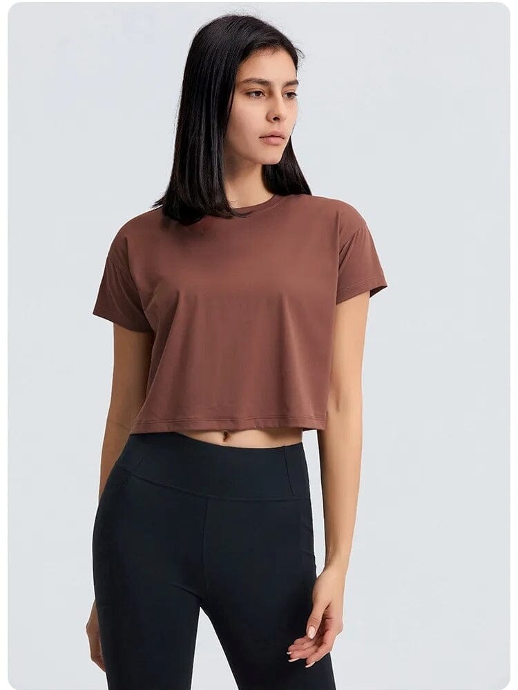 T-Shirt Sport Fitness Manches Courtes | Yogaova