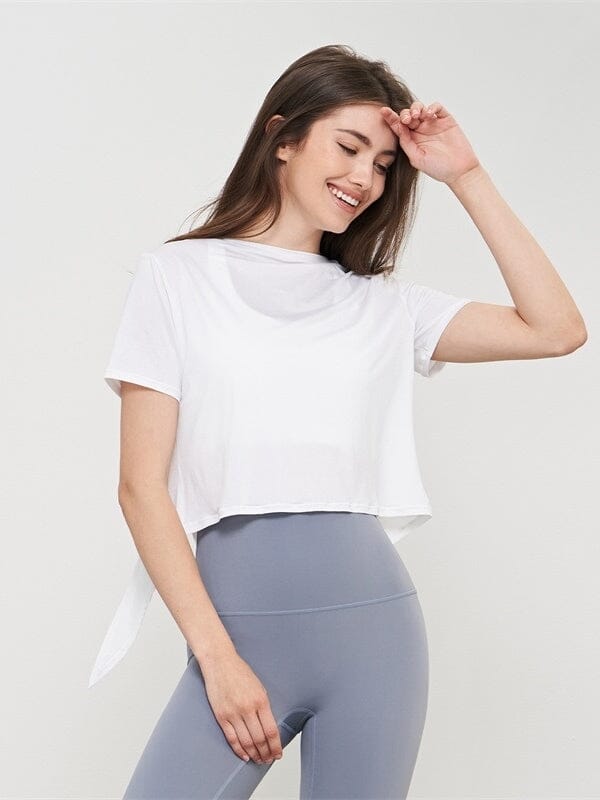 T-Shirt Sport Manches Courtes Col Rond | Yogaova