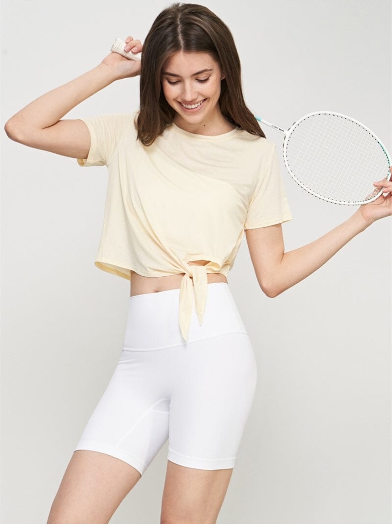 T-Shirt Sport Manches Courtes Col Rond | Yogaova