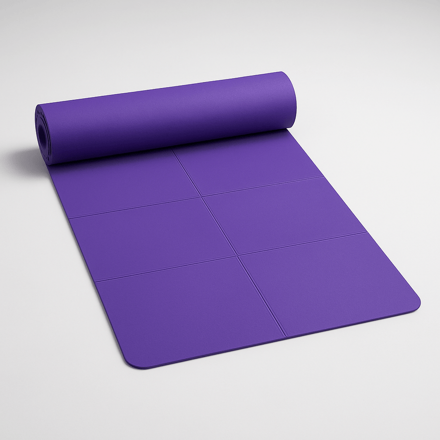 Tapis de yoga 4mm mauve