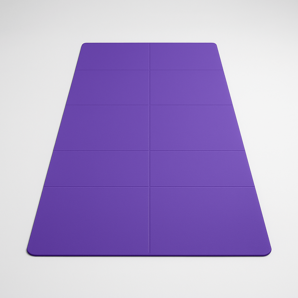 Tapis de yoga 4mm mauve