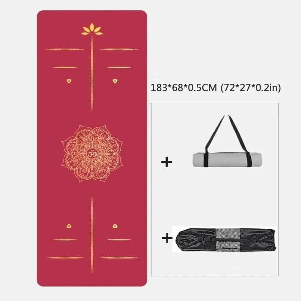 Tapis de Yoga Couleur Mandala 5mm