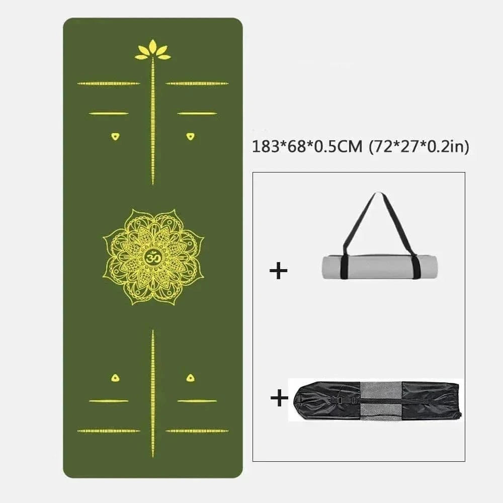 Tapis de Yoga Couleur Mandala 5mm
