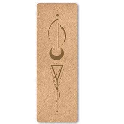 Tapis de Yoga en Liège Naturel Personnalisable 5mm