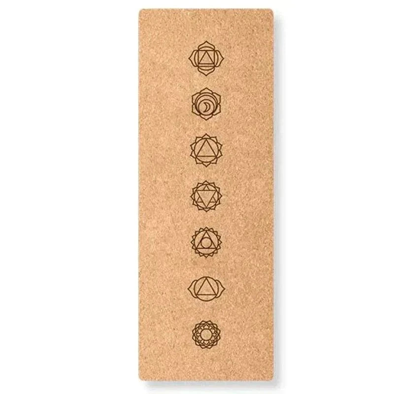 Tapis de Yoga en Liège Naturel Personnalisable 5mm