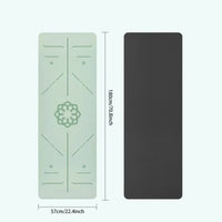 tapis de yoga pliable vert