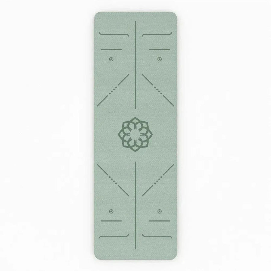 tapis de yoga pliable vert