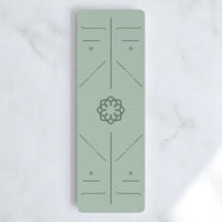 tapis de yoga pliable vert