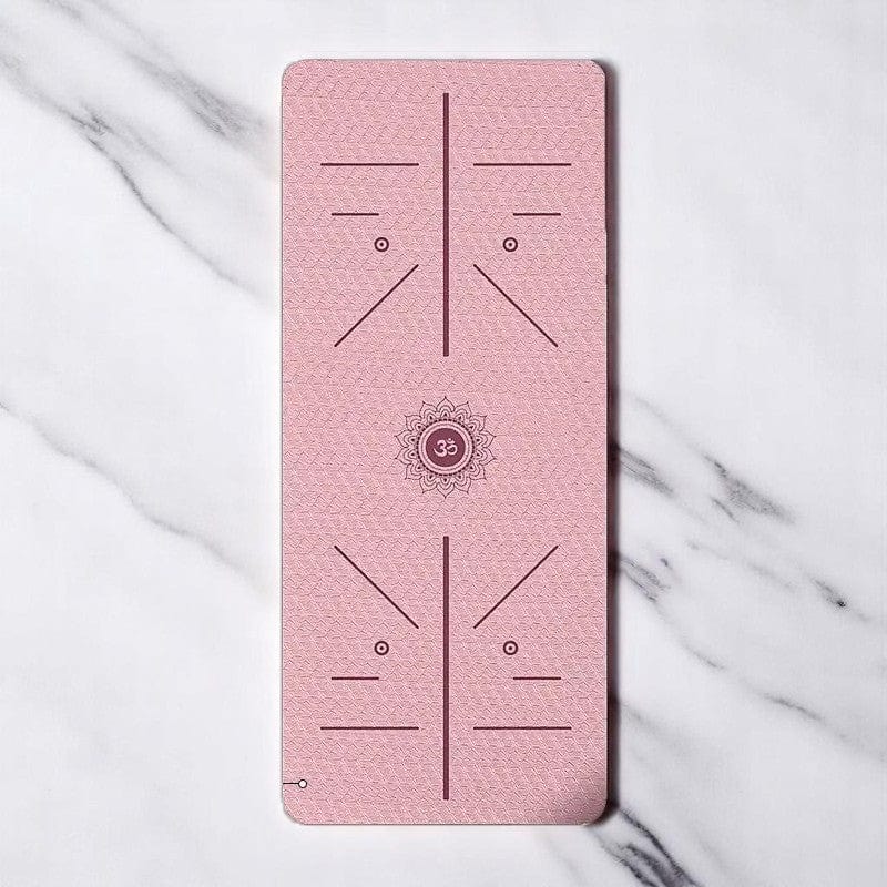 tapis de yoga rose