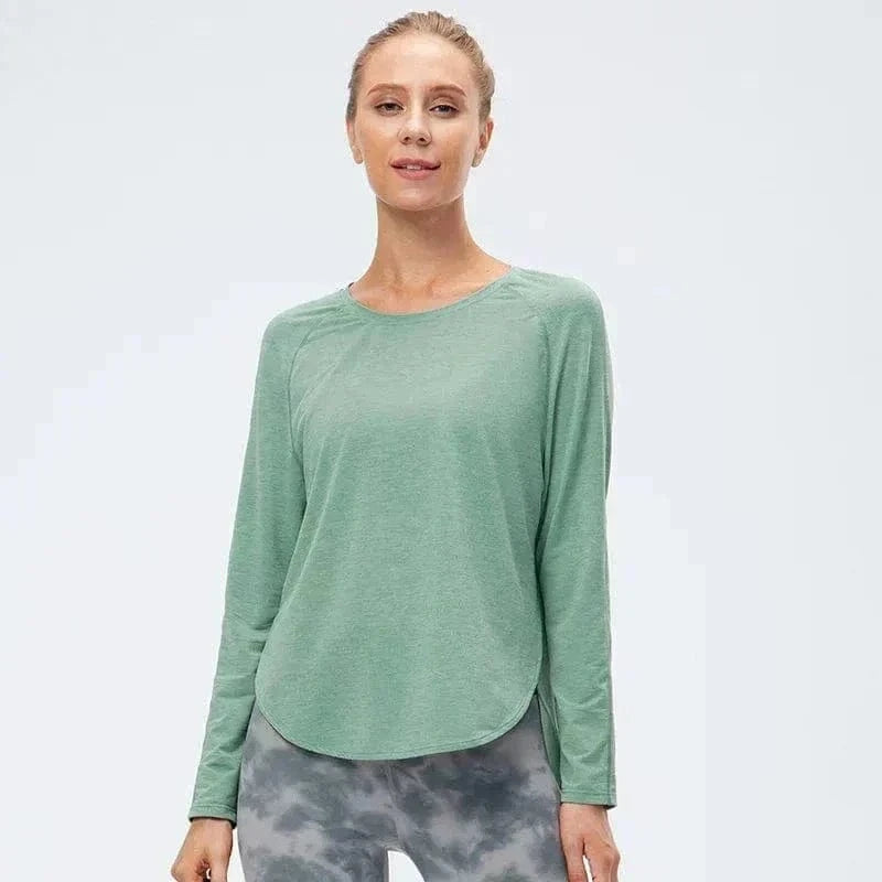 Tee-shirt Yoga Femme Manches Longues