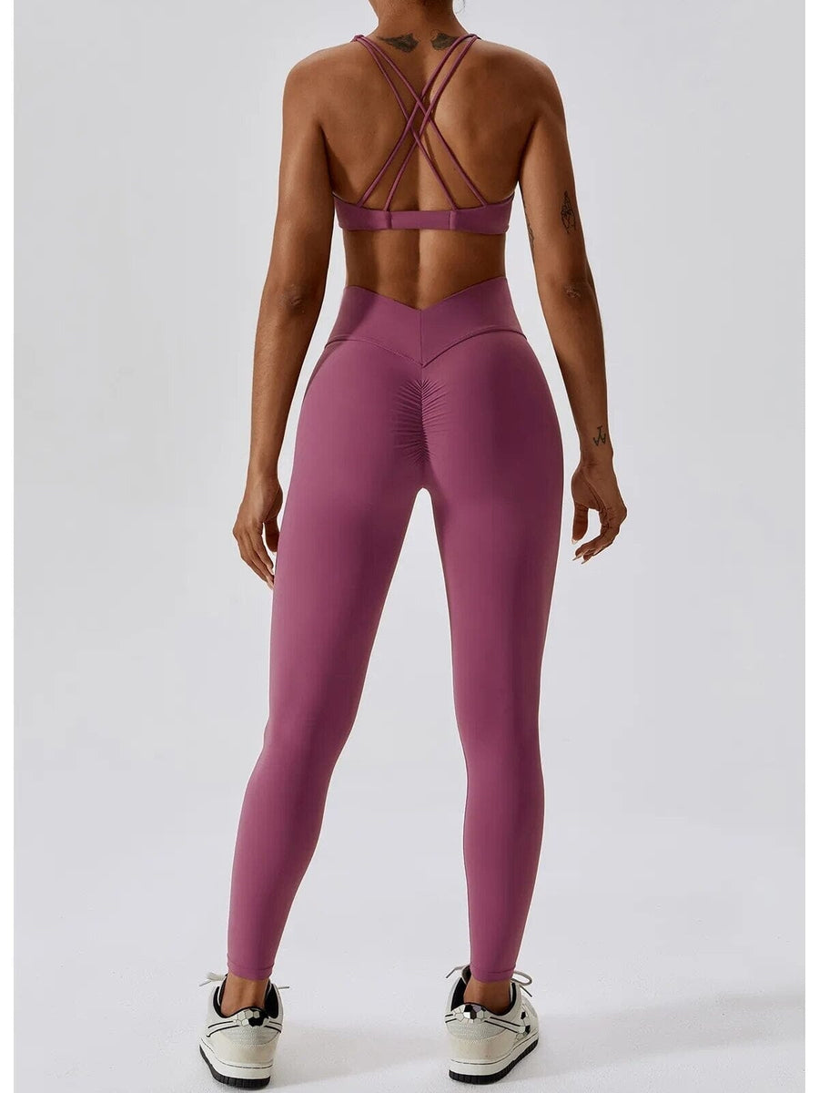 Tenue Sport Legging et Soutien-Gorge Push Up | Yogaova