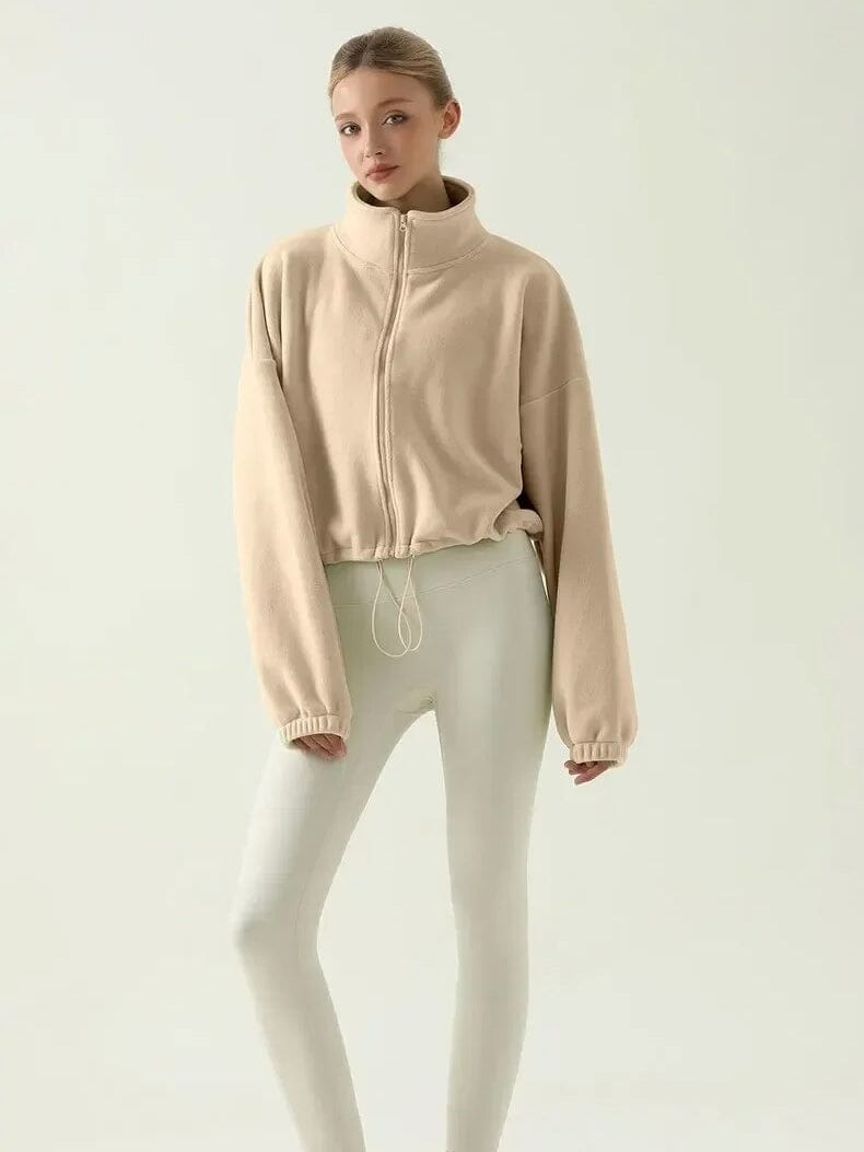 Veste de Sport Polaire Zippée | Yogaova