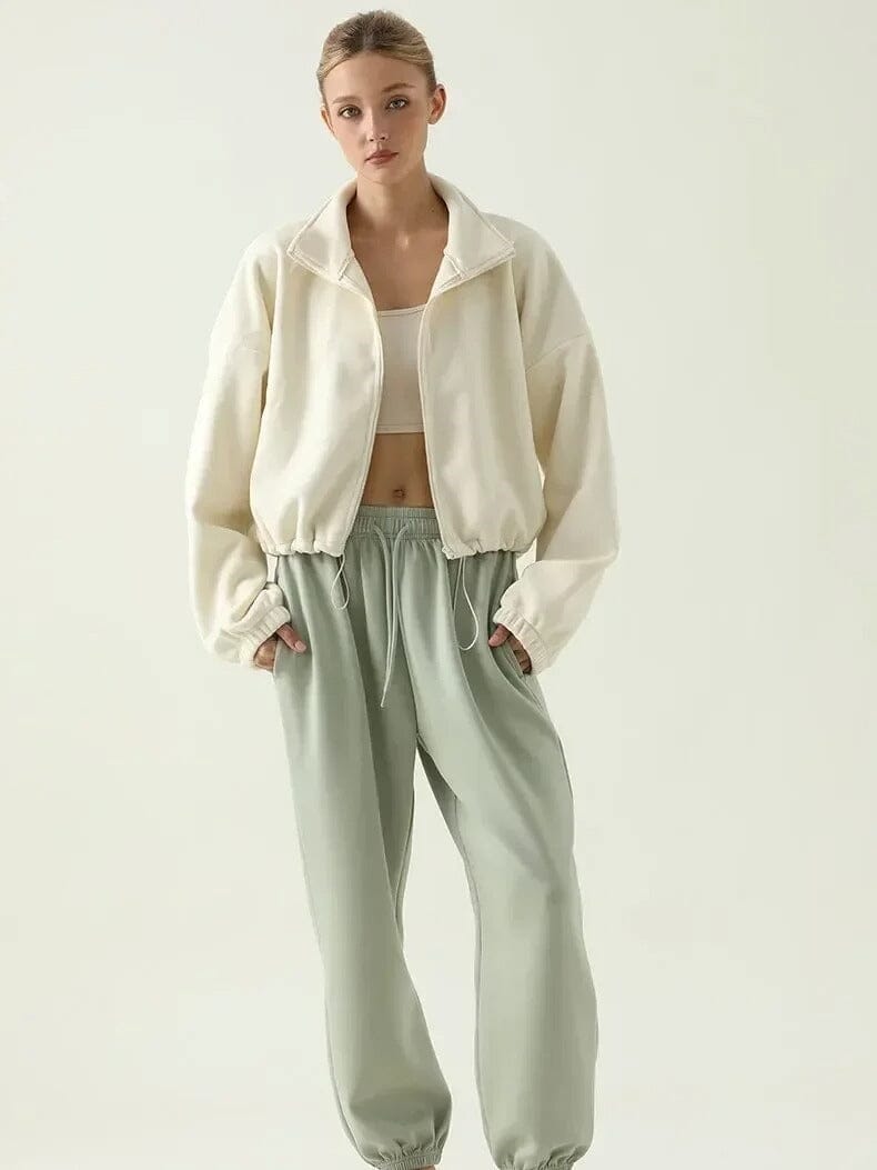 Veste de Sport Polaire Zippée | Yogaova