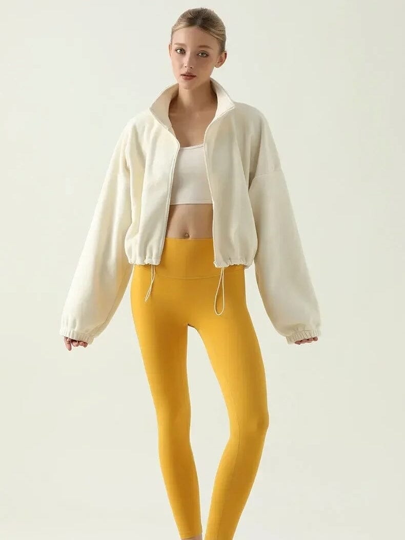 Veste de Sport Polaire Zippée | Yogaova