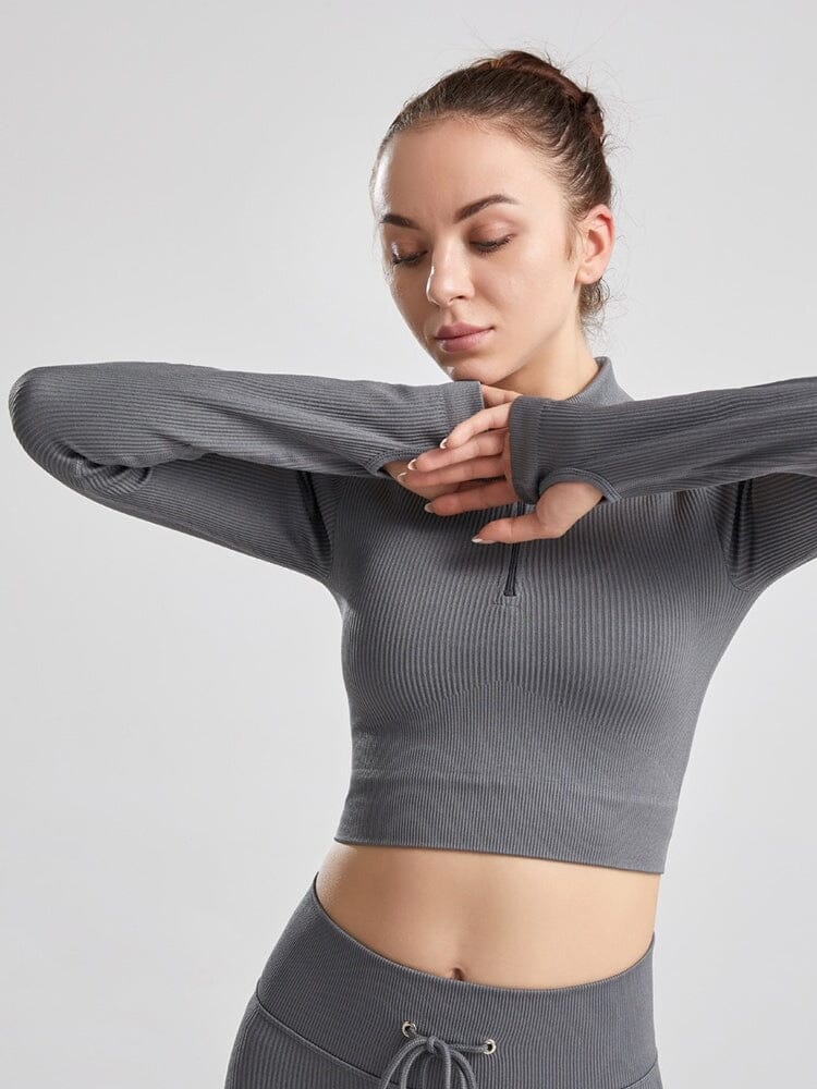 Veste Sport Côtelée - Kylia | Yogaova
