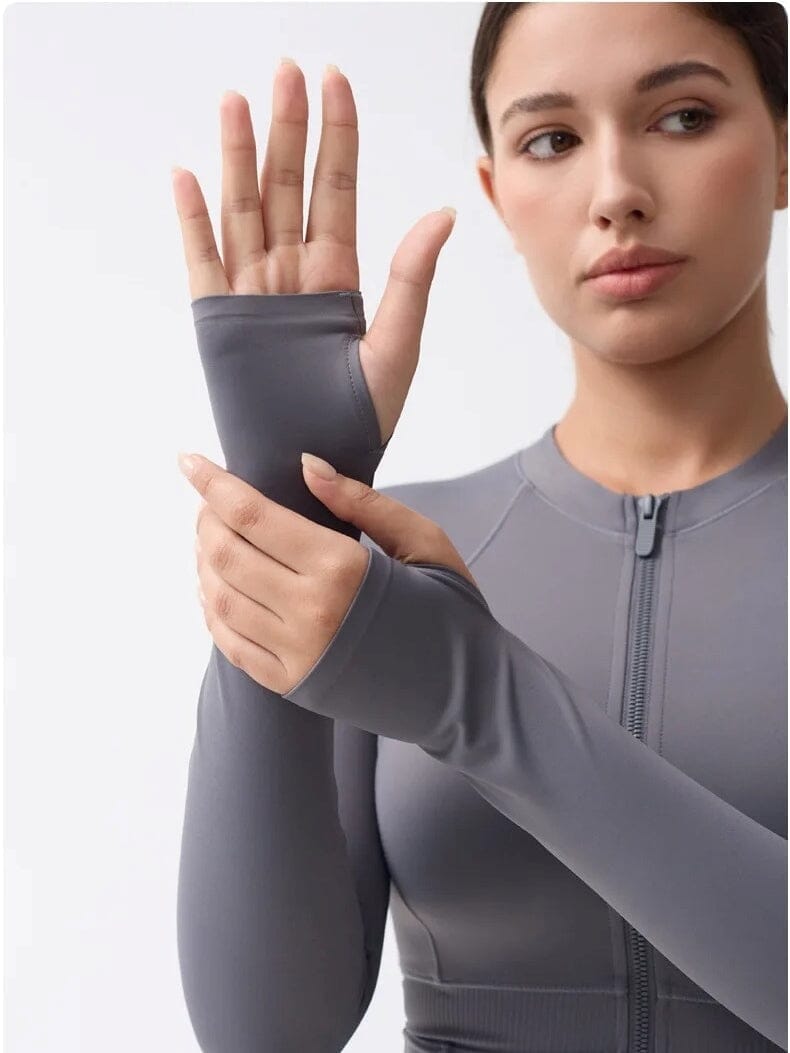 Veste Sport Manches Longues Moulante | Yogaova